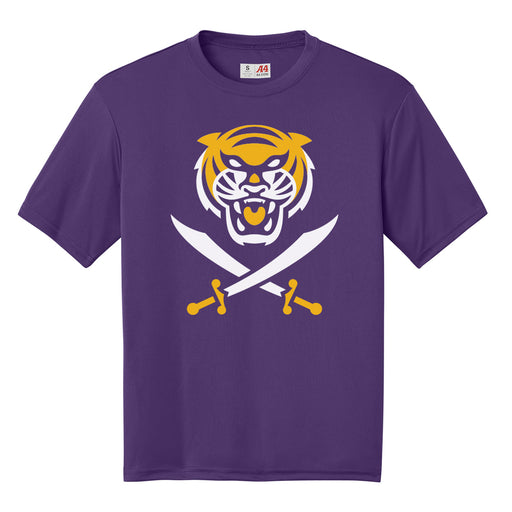 Bengals & Bandits A4 Cooling Performance T-Shirt - Purple