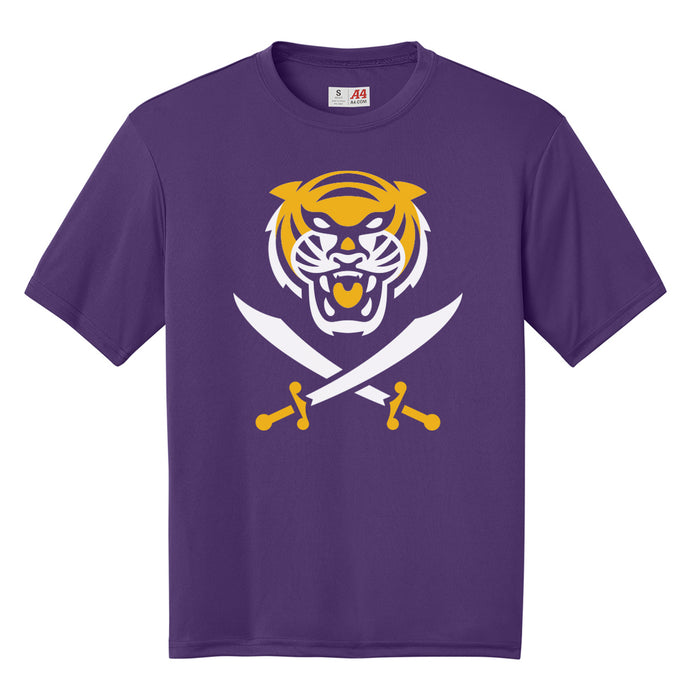 Bengals & Bandits A4 Cooling Performance T-Shirt - Purple