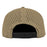 Bengals & Bandits Black and Gold Patch Blackhawk R+ Perforated Rope Hat - Khaki / Black