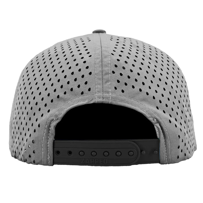 Bengals & Bandits Black and White Patch Blackhawk Two-Tone Perforated Hat - Charcoal / Black