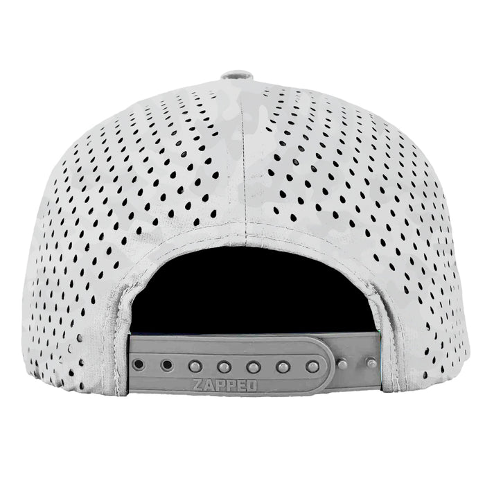 Bengals & Bandits Blackhawk LA Patch Perforated Hat - Snow Camo