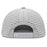 Bengals & Bandits Flag Patch Perforated Structured Flat Brim 5 Panel Rope Hat - Grey / White Rope