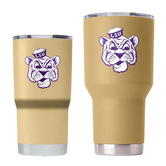 LSU Tigers GameTime Sidekick Beanie Mike Insulated Metal Tumbler - Vegas Gold