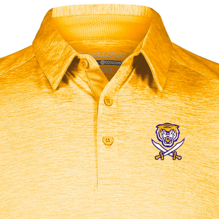 Bengals & Bandits Holloway Electrify Coolcore 4-Way Stretch Performance Polo - Gold Heather