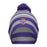 Bengals & Bandits Holloway Spirit Stripe Knit With Pom -  Purple / Grey