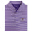 Bengals & Bandits Horn Legend Yarn Dyed Stripe Stretch Performance Polo - Purple / White