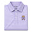 Bengals & Bandits Micro Stripe Performance Stretch Polo - Lavender / White