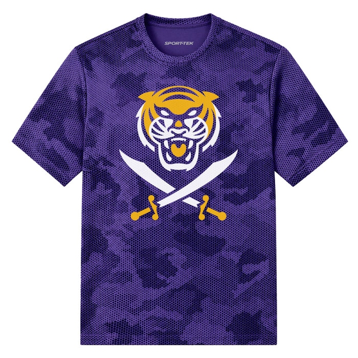 Bengals & Bandits Performance CamoHex T-Shirt - Purple