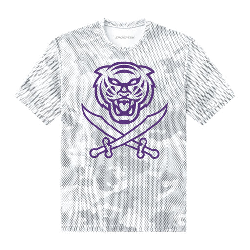 Bengals & Bandits Performance CamoHex Youth T-Shirt - White
