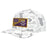 Bengals & Bandits Purple and Gold Flag Patch Blackhawk R+ Perforated Rope Hat - Old School Snow Camo