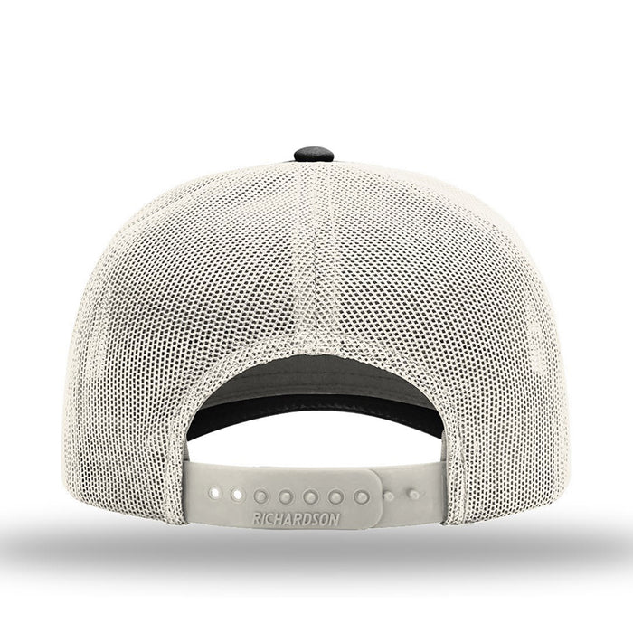 Bengals & Bandits Richardson 112 Modern Five Panel Champ Trucker Snapback Hat - Black / Birch