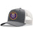 Bengals & Bandits Richardson 112 Modern Five Panel Champ Trucker Snapback Hat - Charcoal / Ice Grey