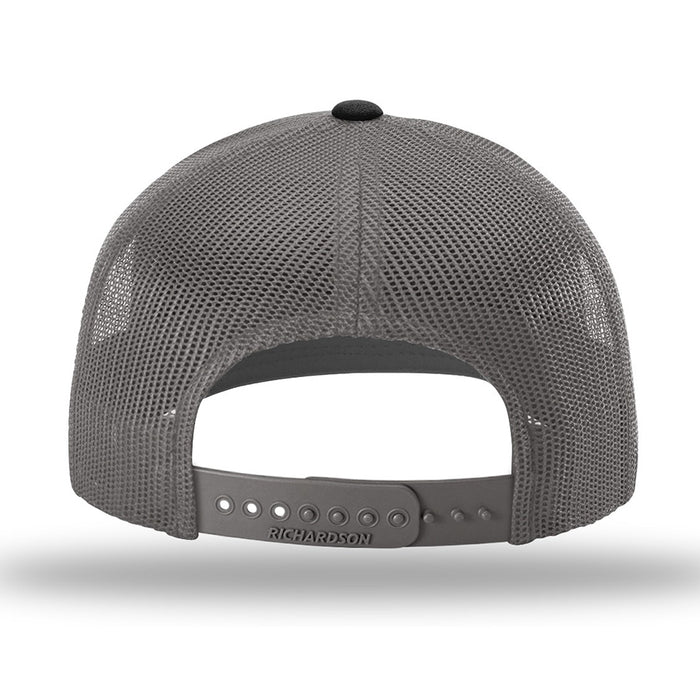 Bengals & Bandits Richardson 112 Trucker Snapback Hat - Black / Charcoal