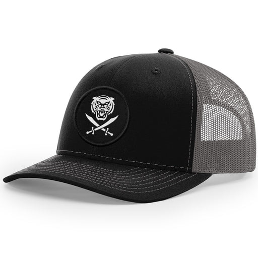 Bengals & Bandits Richardson 112 Trucker Snapback Hat - Black / Charcoal