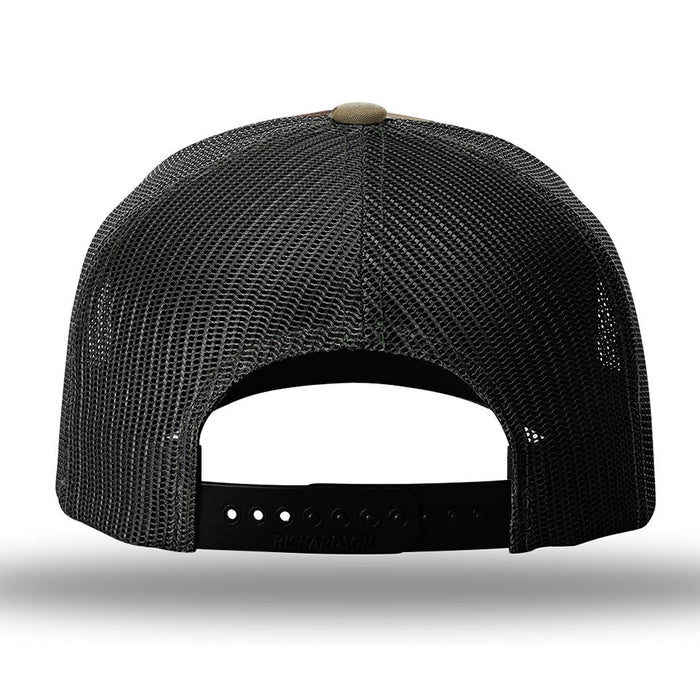 Bengals & Bandits Richardson 112 Trucker Snapback Hat - Green Camo / Black