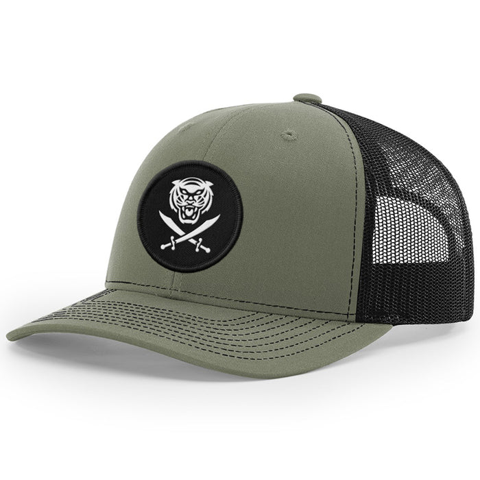 Bengals & Bandits Richardson 112 Trucker Snapback Hat - Loden / Black