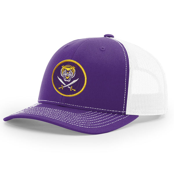 Bengals & Bandits P/G Patch Richardson 112 Trucker Snapback Hat - Purp