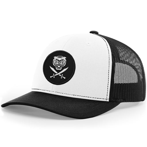 Bengals & Bandits Richardson 112 Trucker Snapback Hat - White / Black