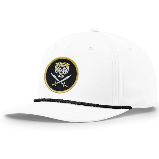 Bengals & Bandits Richardson Black / Gold Round Patch Classic Rope Hat - White