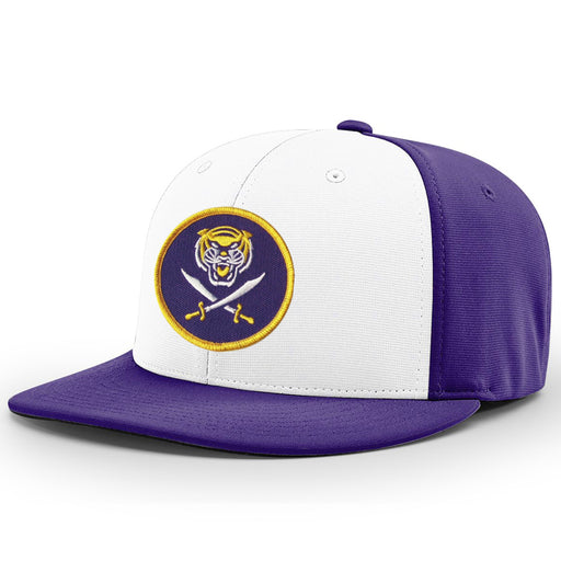 Bengals & Bandits Richardson Pulse R-Flex Patch Purple and Gold Performance Flexfit Hat - Purple / White