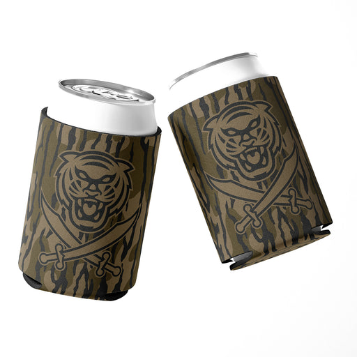 Bengals & Bandits Stitched Neoprene Sublimated Double Sided Can Holder / Koozie - Bottom Land Camo