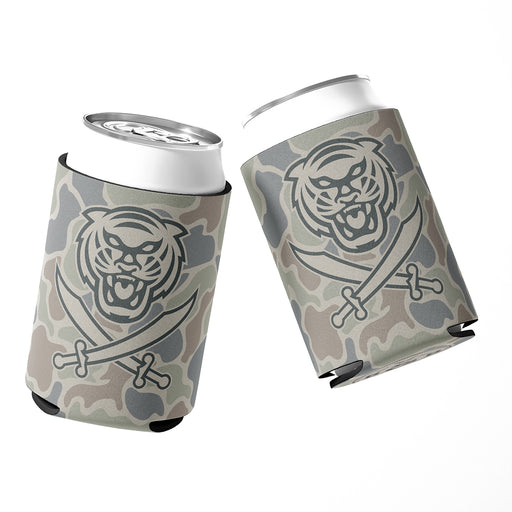 Bengals & Bandits Stitched Neoprene Sublimated Double Sided Can Holder / Koozie - Duck Camo