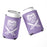 Bengals & Bandits Stitched Neoprene Sublimated Double Sided Can Holder / Koozie - Lavender