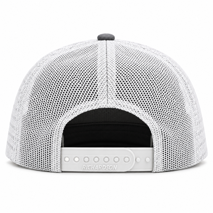 Bengals & Bandits Richardson 112 Modern Five-Panel Hi Pro Champ Trucker Snapback Hat - Charcoal / Ice Grey
