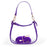 Desden Gameday Clara Clear Purse With Vegan Leather Trim and Straps