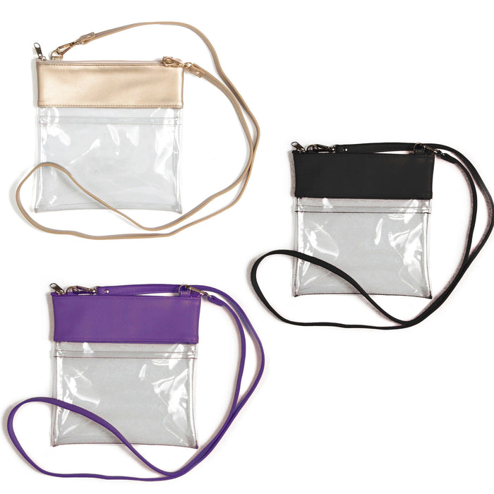 Amazon.com: Bunnychill Clear Bag Stadium Approved, Women Clear Crossbody Purse  Bag, Clear Stadium Bags for Sporting Events, Concerts : Sports & Outdoors