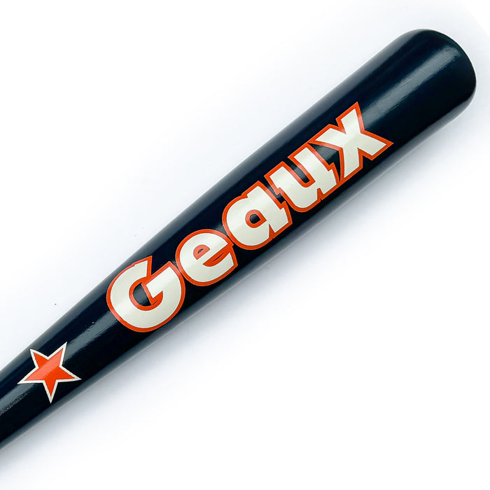 Pillbox Bat Company Limited Edition Geaux Streauxs Star Full Size Hand Painted Baseball Bat