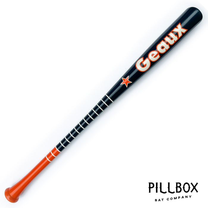 Pillbox Bat Company Limited Edition Geaux Streauxs Star Full Size Hand Painted Baseball Bat