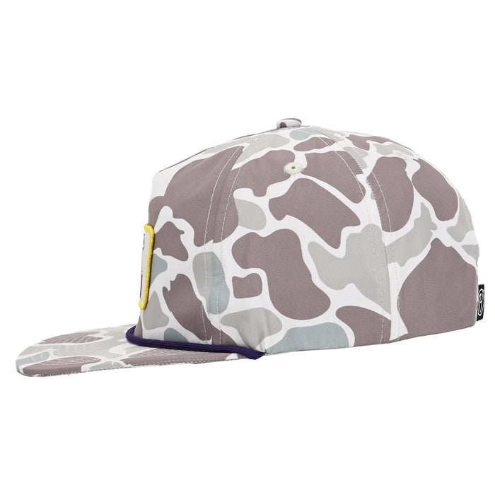 Hovi Dry Goods LSU Tigers Silhouette Patch Lightweight Rope Hat - Camo