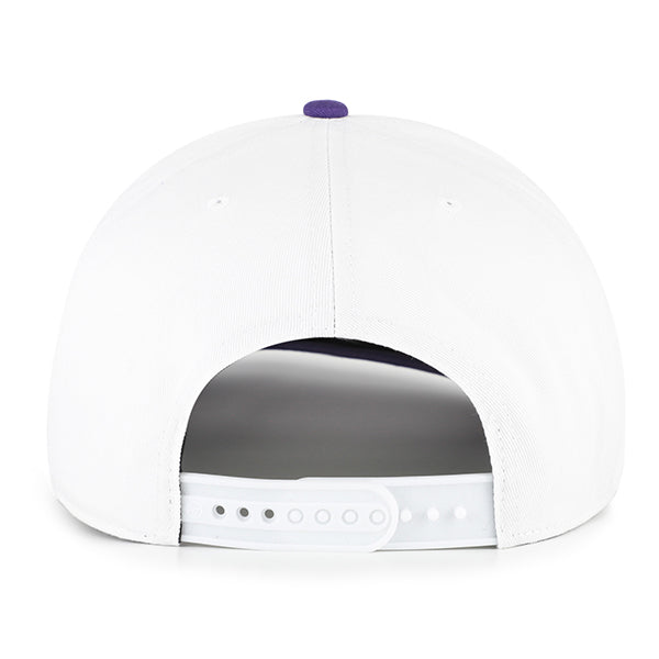 LSU Tigers 47 Script Fade Hitch Five-Panel Rope Hat - White / Purple