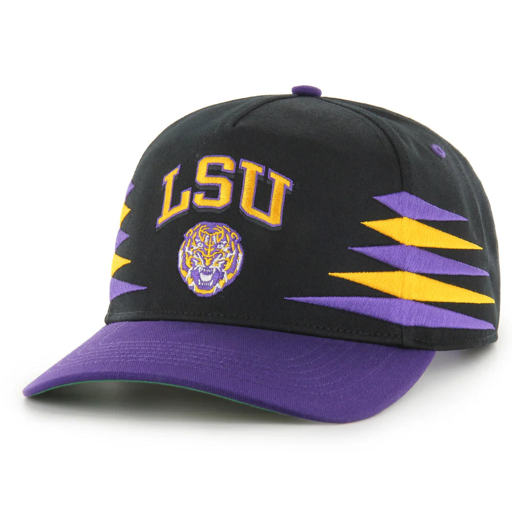 LSU Tigers 47 Brand Diamond Cut 47 Hitch Five-Panel Hat - Black ...