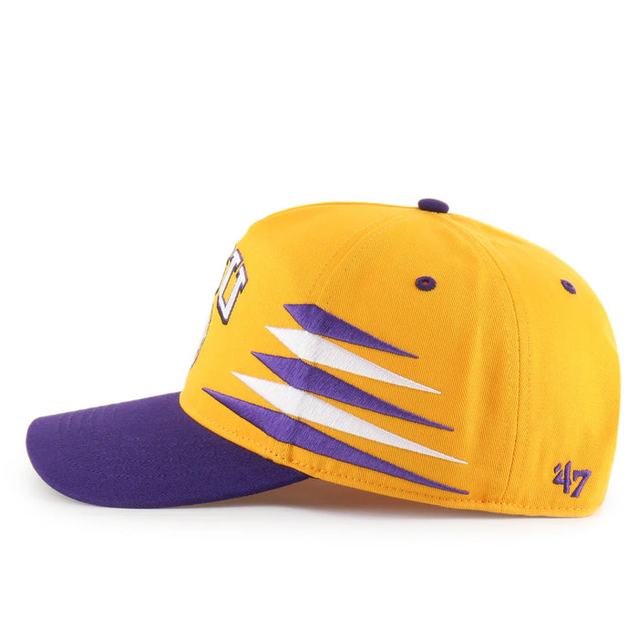 LSU Tigers 47 Brand Diamond Cut 47 Hitch Five-Panel Hat - Gold