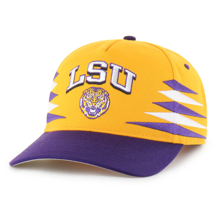 LSU Tigers 47 Brand Diamond Cut 47 Hitch Five-Panel Hat - Gold
