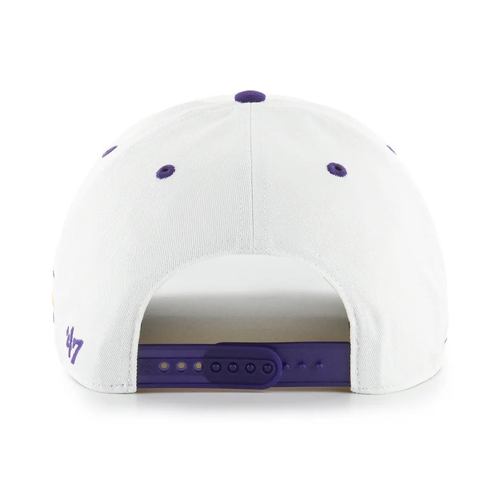 LSU Tigers 47 Brand Diamond Cut 47 Hitch Five-Panel Hat - White