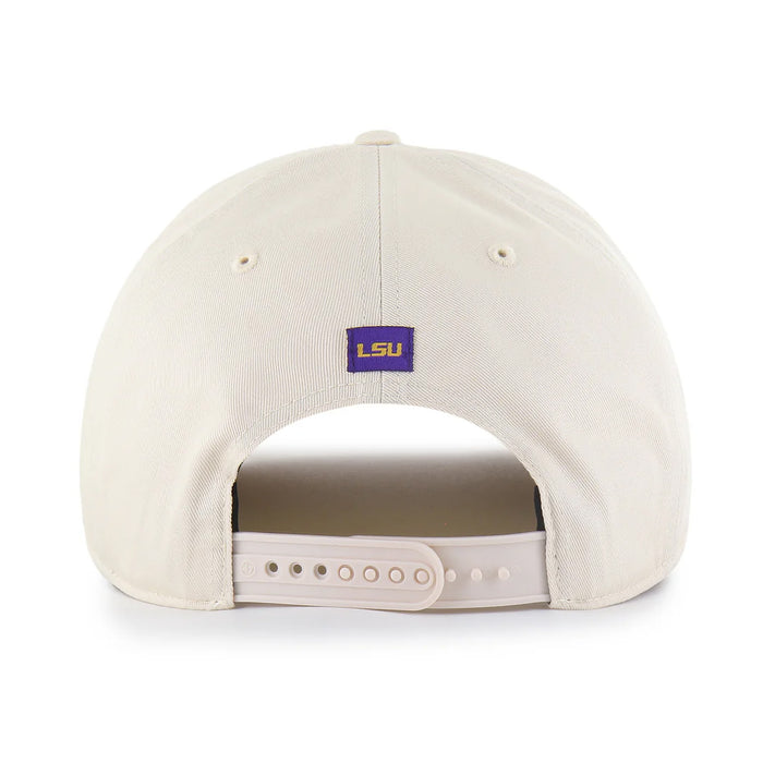 LSU Tigers 47 Brand LSU Condor Twill Two-Tone 47 Hitch Five-Panel Rope Hat - Natural