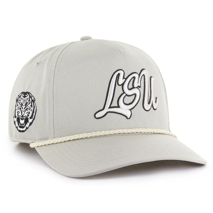 LSU Tigers 47 Brand LSU Overhand 47 Hitch Five-Panel Rope Hat - Grey