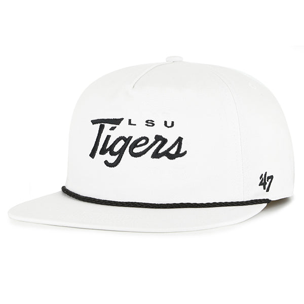 LSU Tigers 47 Brand Small Town Captain RL Rope Hat - White