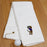 LSU Tiger Ahead Birdie Mike Embroidered Clip & Go Golf Towel - White