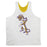 LSU Tigers 19Nine Basketball Dunking Tiger Reversible Mesh Practice Jersey - Gold / White