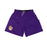 LSU Tigers 19Nine Beanie Mike Premium Heavy Mesh Basketball Practice Shorts - Purple