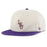 LSU Tigers 47 Baseball Interlock Two-Tone Burnside '47 Captain RL (Relaxed) Adjustable Hat - Natural / Purple