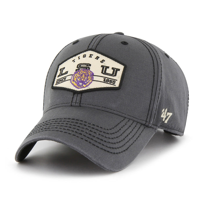 LSU Tigers 47 Brand Arcadia '47 MVP Structured Hat - Charcoal