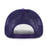 LSU Tigers 47 Brand Baseball Interlock Gravestone Patch Five-Panel Rope Mesh Trucker Hat - Purple