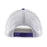 LSU Tigers 47 Brand Beanie Mike Ace Out Structured Mesh 47 MVP Trucker Hat - Purple / White