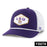 LSU Tigers 47 Brand Beanie Mike Ace Out Structured Mesh Youth 47 MVP Trucker Hat - Purple / White