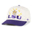 LSU Tigers 47 Brand Beanie Mike Arcitext Two-Tone Hitch Hat - Natural / Purple